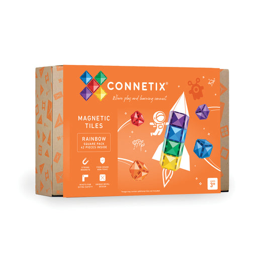 42 Piece Rainbow Square Pack