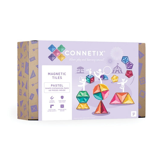 48 Piece Pastel Shape Expansion Pack