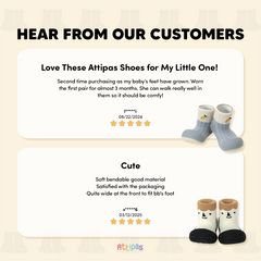 Attipas - Baby Shoes (See Through Bear)