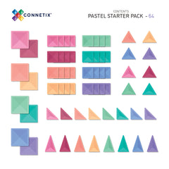 Connetix - 64 Piece Pastel Starter Pack