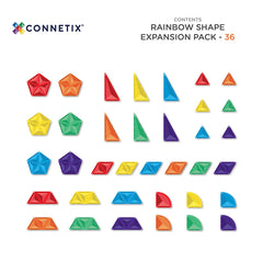 Connetix - 36 Piece Rainbow Shape Expansion Pack