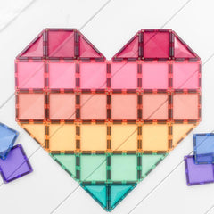 Connetix - 202 Piece Pastel Mega Pack - ToppingsKids