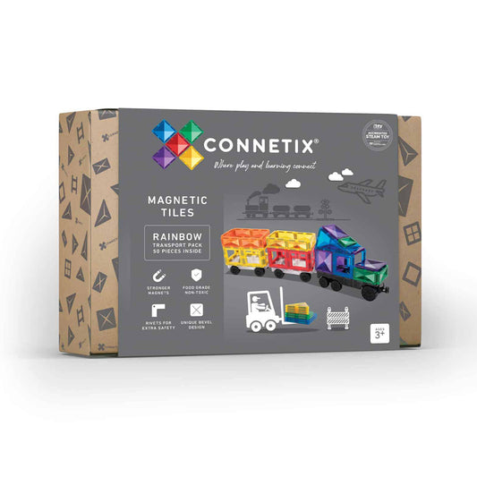 50 Piece Rainbow Transport Pack