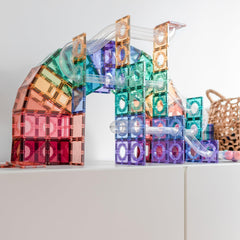 Connetix - 106 Piece Pastel Ball Run Pack - ToppingsKids