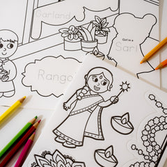 TOKI Colouring & Reusable Sticker Book - Let's Colour Our Singapore