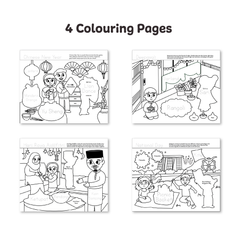 Preorder - A Colouring & Reusable Sticker Book - Let's Colour Our Singapore [Dispatch from 6 Aug]