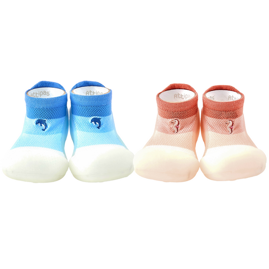 Attipas - Baby Shoes (Seahorse & Dolphin)