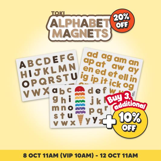 TOKI Alphabet Magnets