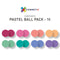 Connetix - 16 Piece Pastel Replacement Ball Pack - ToppingsKids