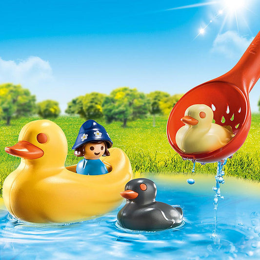 PLAYMOBIL 1.2.3 - 70271 AQUA Duck Family (Delivery from 4th Oct) - ToppingsKids