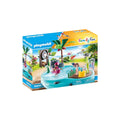 PLAYMOBIL - 70610 Small Pool with Water Sprayer (Delivery from 4th Oct) - ToppingsKids