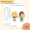 Printable Materials - Magnetic Funny Puzzle