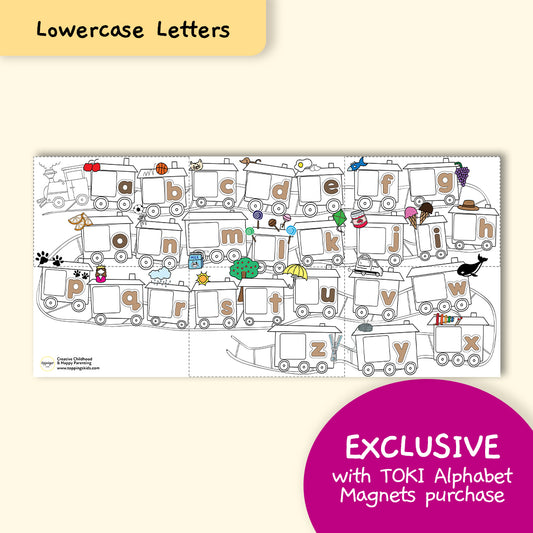 Printable Materials (Literacy Activity) - Alphabet Train