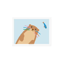 WARMGREY TAIL - Postcard
