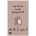 Pin Badge – Father and Daughter - ToppingsKids