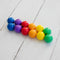 Connetix - 12 Pc Rainbow Replacement Ball Pack - ToppingsKids