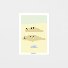 WARMGREY TAIL - Postcard
