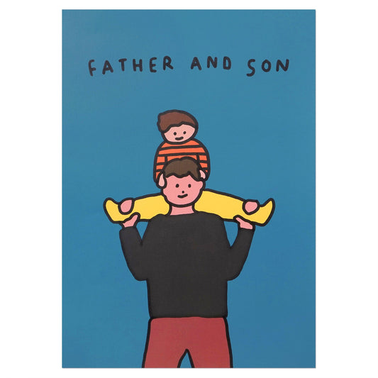 A3 Poster - Piggy Back (Son) - ToppingsKids