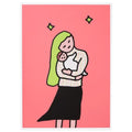 Silkscreen Poster - Hug - ToppingsKids